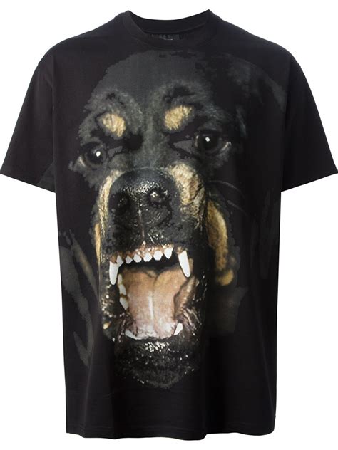 givenchy dog button up|Givenchy dog t shirt.